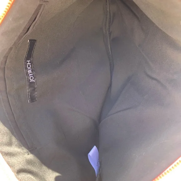 JOYRICH pink Faux fur fluffy zippered clutch, toiletries bag NWT w/golde… - Picture 13 of 13